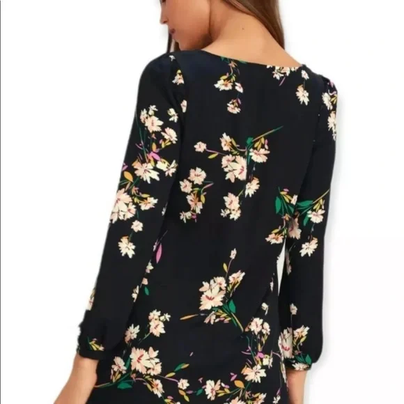 S O L D : Lulu’s Herbaceous Babe Navy Floral Print Shift Dress - Picture 10 of 14